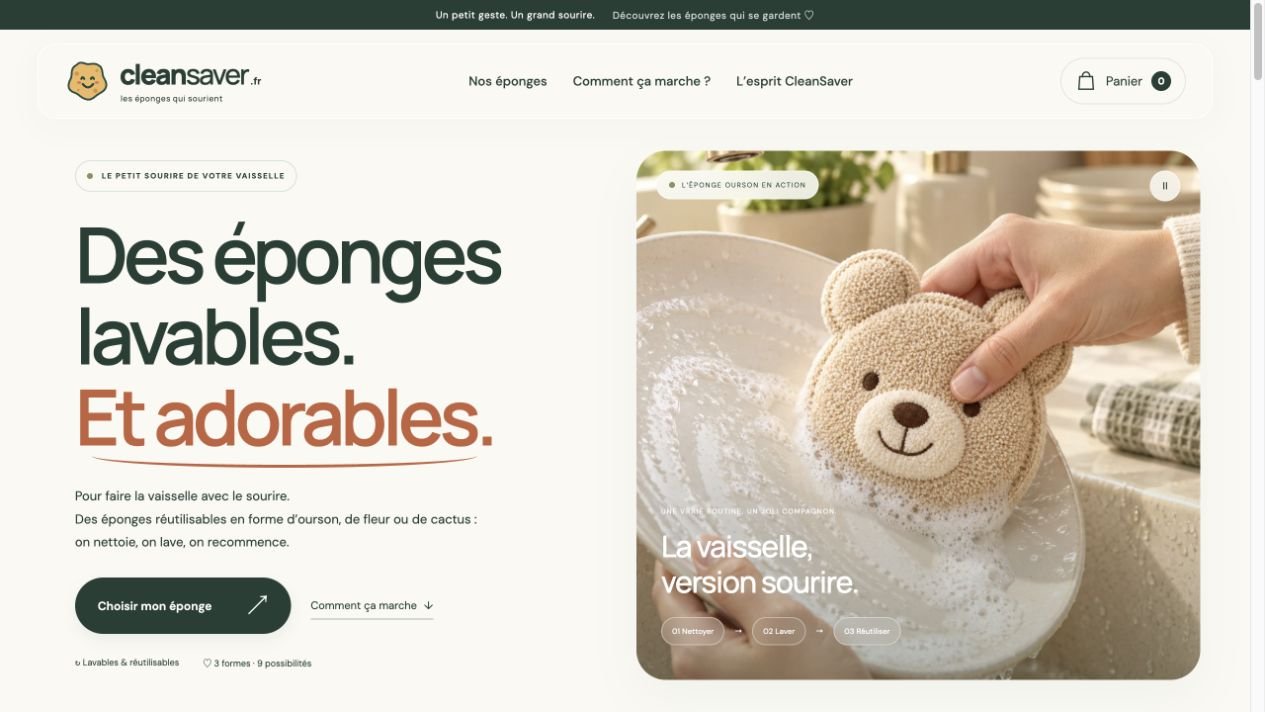 CleanSaver online store built by Eylan
